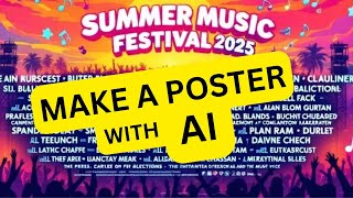 How to Create Awesome Posters Quickly Using AI