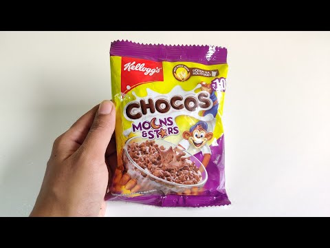 Chocos Moons and Stars | Kellogg's Chocos| Kellogg's Chocos Moons and Stars | 10 Rs | Let's try 🌝🌟