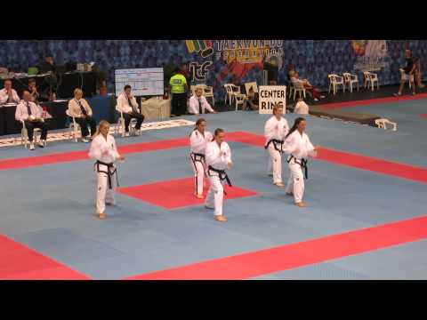 Ge Baek - German Womens Team pattern - ITF World Championships 2013 Benidorm Spain