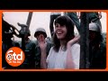 1972 Jane Fonda Poses On North Vietnamese Anti Aircraft Gun