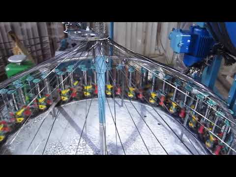 Плетельная машина для работы с карбоновым волокном. Braiding machine for carbon fiber.