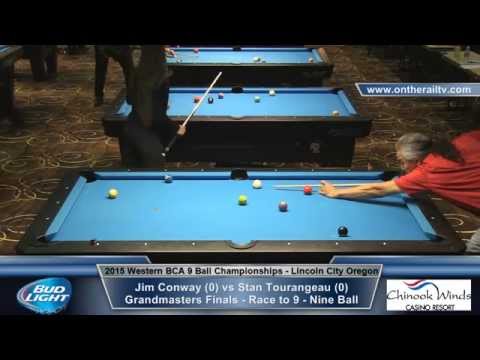 Jim Conway vs Stan Tourangeau - Grandmasters Finals - Set 1 - 9 Ball