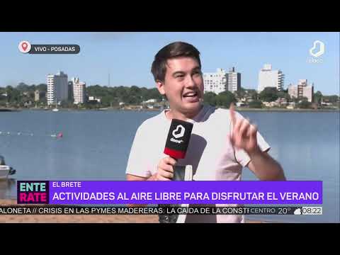 #Enterate: Brindan clases de canotaje en El Brete