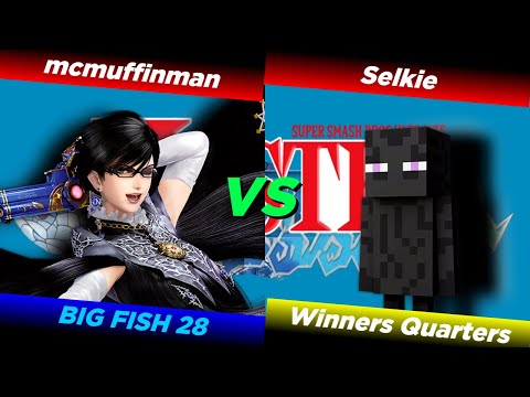 Big Fish 28 - Winners Quarters - mcmuffinman (Bayonetta & Luigi) vs Selkie (Steve & Sora)