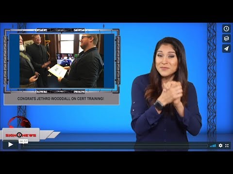 Congrats Jethro Wooddall on cert training! (ASL - 7.19.19)