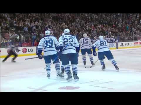 John Mitchell Goal from November 7th 2009 vs Red Wings (HD)