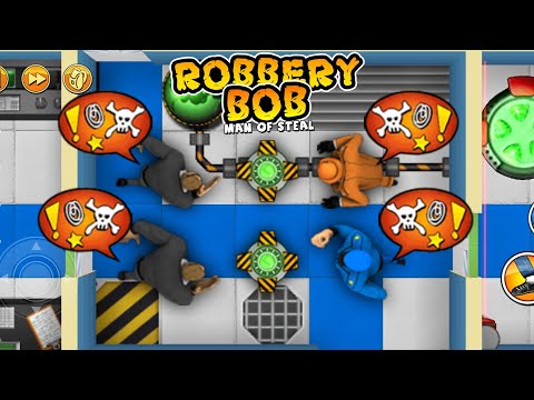 Robbery Bob - Sam Bob 1 & Blue Police Use 100 Teleport Mine Part 6