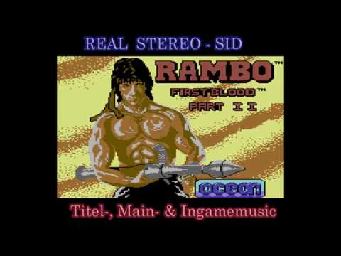 Rambo First Blood Part II Music (Real C64 STEREO SID)