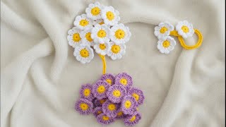 Yeni Başlayanlar için Tığ İşi Papatya Nasıl Yapılır? Crochet Flowers