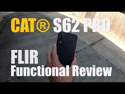 CAT S62 Pro FLIR Functional Review | Finding a rat nest using FLIR