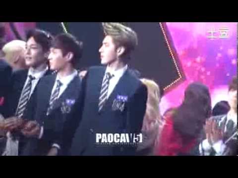 [Fancam] 131227 KBS Gayo Daechukje - Song of The Year + Encore (EXO Kris focus)