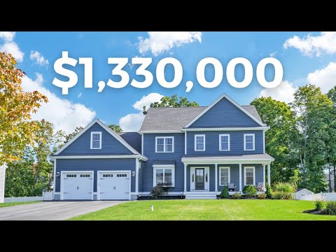 Inside a $1,330,000 Ultra Modern Colonial in the heart of Foxboro MA!