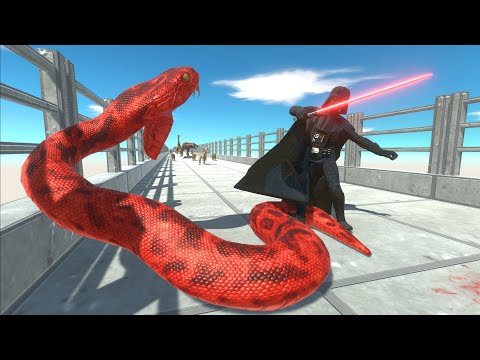 Darth Vader vs every unit on the new map - Animal Revolt Battle Simulator