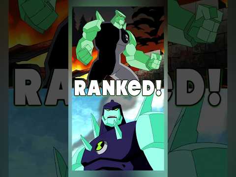 Diamondhead Ranked Worst to Best for Ben 10! #ben10 #ranking #fyp #ben10omniverse #ben10alienforce