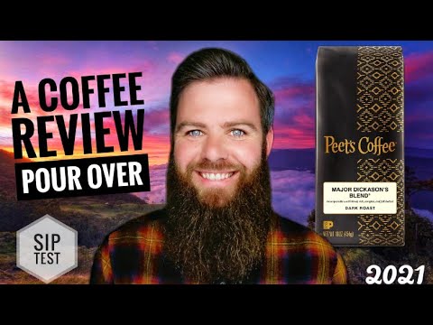 A Coffee Review ☕ Peet's Major Dickinson's Blend...