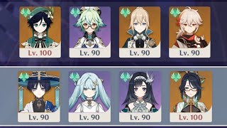 【原神】Ver.Luna Ⅷ 風元素キャラのみで螺旋12層攻略【Genshin Impact】