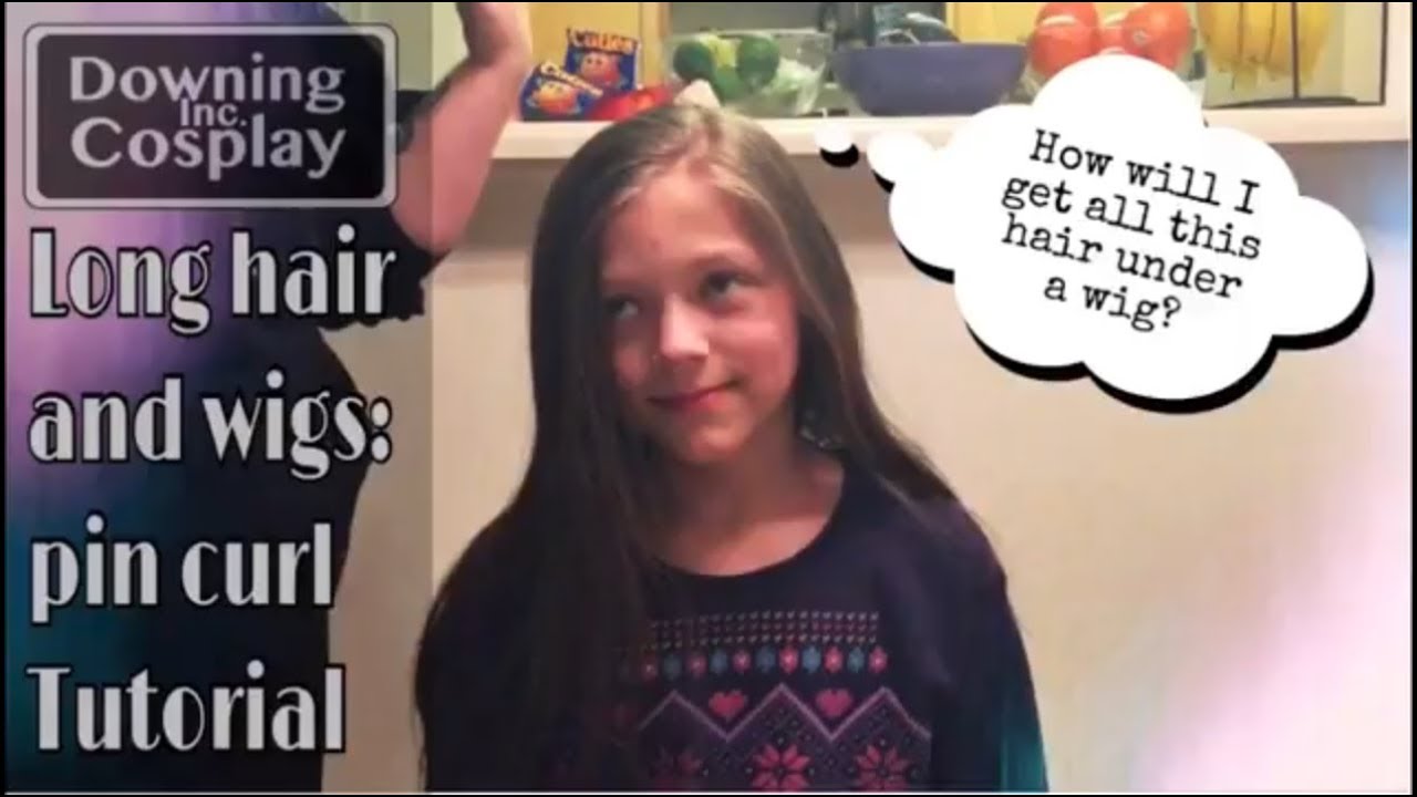 Long Hair and Wigs: Pin Curl Tutorial