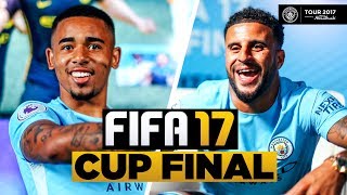 Man City FIFA 17 Cup Final Highlights | ft Fangs, Gabriel Jesus &amp; Kyle Walker