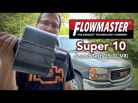 Installing a Flowmaster Super 10 on my 2002 GMC Sierra - Sound Tests - SOUNDS SO GOOD!