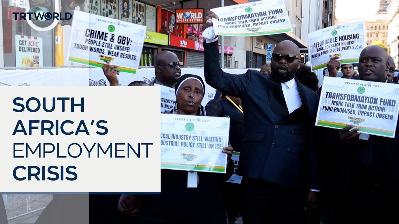 Video | South Africa faces mounting pressure over jobs and crime crisis