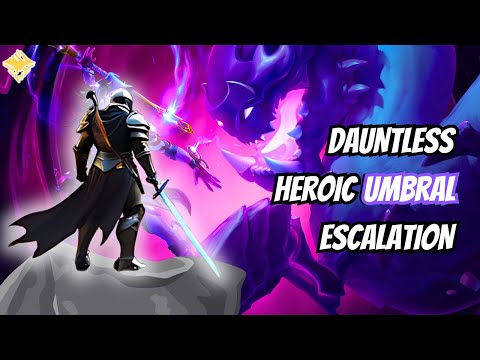 Dauntless Heroic Umbral Escalation - Easy Clear Sword Build (Feareater Thrax Fight)