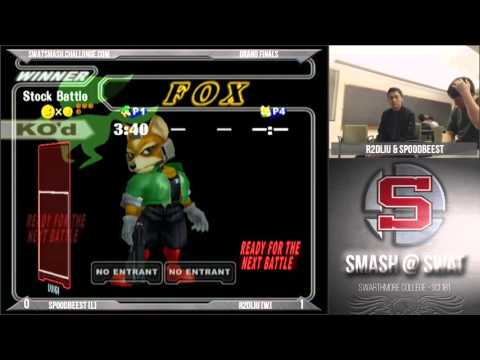 Smash @ Swat #1: Spoodbeest (Luigi) vs. R2DLiu (Fox, Sheik, Marth) - Grand Finals