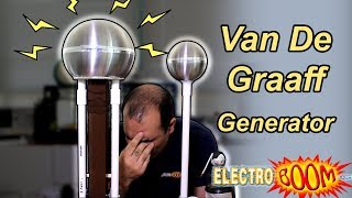 Building a Van De Graaff HIGH VOLTAGE Generator