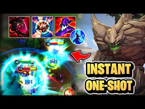 Malphite But I’m a Walking Nuke With ONE-SHOT AP BUILD!  Wild Rift (Runes & Build)