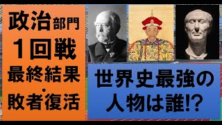 【最高の人物は誰？】世界史オリンピック 政治部門 敗者復活戦など