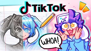 TRYING CRAZY TIKTOK ART CHALLENGES... 🤩 🤯 MQDEFAULT Thumbnail