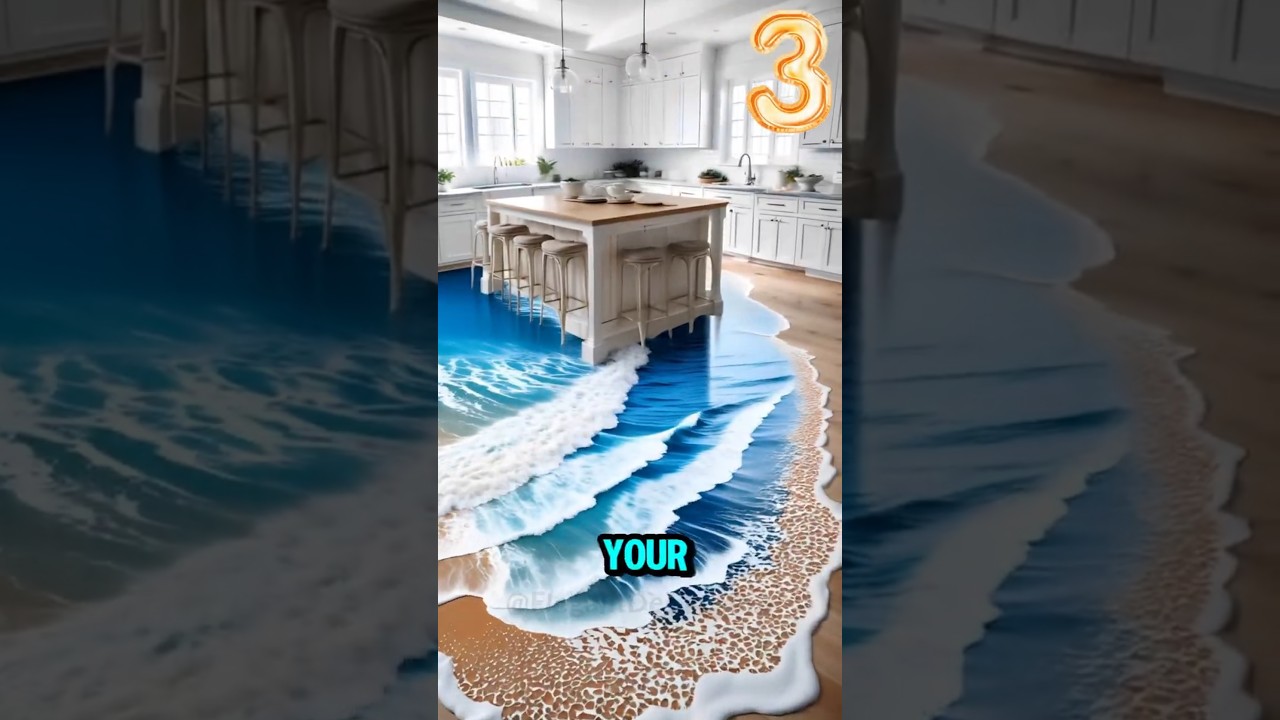 Top 7 Fantastic Epoxy Active Scene Floors 🌊 Mesmerizing Luxury Flooring #interiordesign #homedecor