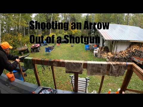 Epic Archery: Shotgun Shooting an Arrow with Incredible Speed and Accuracy