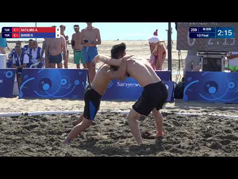 1/2 Men's BW - 70 kg: A. SATILMIS (TUR) v. H. BAKIR (TUR)