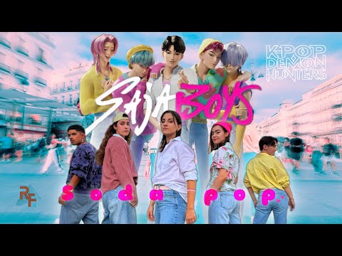 [4K | SAJA BOYS 사자 보이즈 - SODA POP] K-POP DEMON HUNTERS IN PUBLIC ONE TAKE by RED FLAG | MADRID