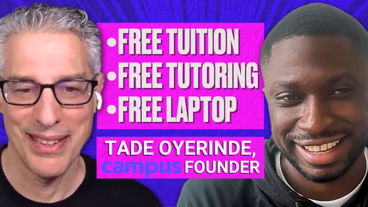 How to get your associate's degree for free (Campus Founder Tade ...