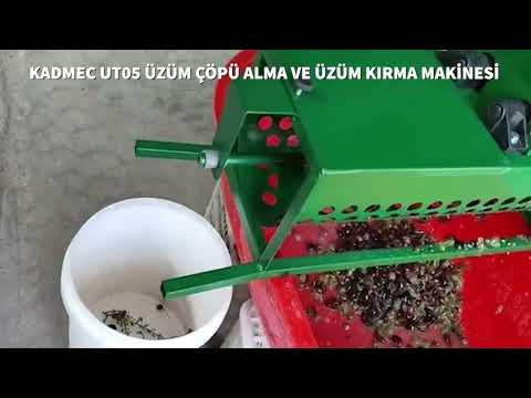 Kadmec UT05 Manuel Üzüm Sapı Alma ve Tane Patlatma Makinesi
