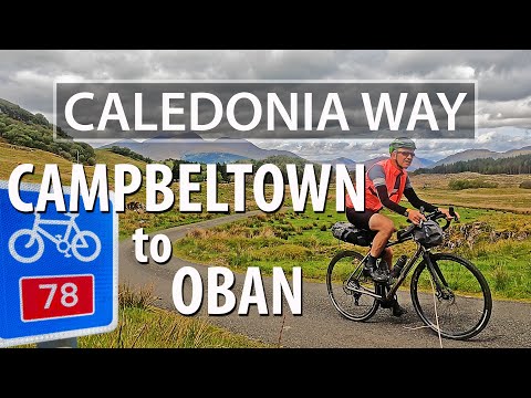 Caledonia Way 1, Sustrans cycle route 78 Campbeltown to Oban bikepacking touring