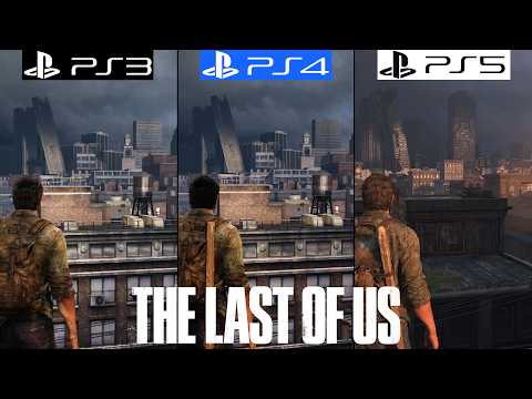 The Last of Us Part I PS3 vs PS4 vs PS5 Remake - Graphics Comparison - Framerate - 4K  Loading Times