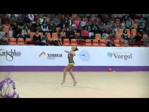 Shmatko Polina (RUS) clubs  Grand Prix Moscow-Alina Cup 2016 qual. jun.