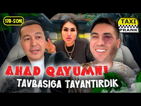 Taksida prank 170-soni😆 Shoumen,Piarist,Shoir,Ahad qayum bilan bo'ldi