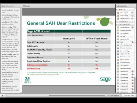 Sage ACT! Hosted Overview - Part 2