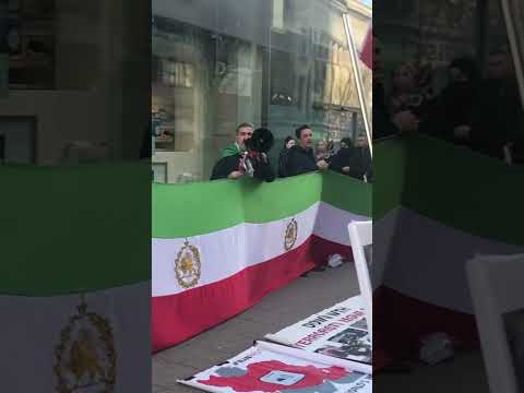 Iranian Protest in Birmingham #shorts #iranianwoman #short