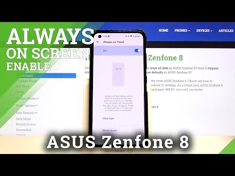 How to Turn On Always On Display in ASUS Zenfone 8 – Activate AOD