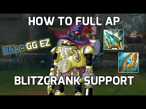 HOW TO FULL AP BLITZCRANK SUPPORT GUIDE