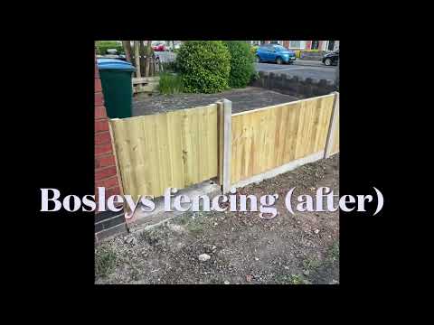 Bosley's Fencing and Gardening Maintenance video.