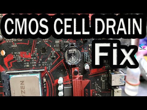 CMOS CELL DRAIN PROBLEM CASE STUDY | CMOS CELL DRY FIX