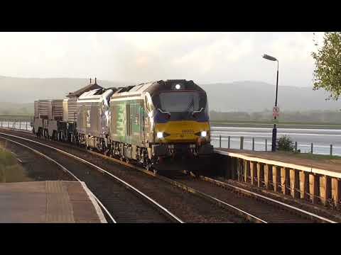 68003/68027 6k73 Sellafield - Crewe flasks, 5th September 2017