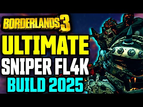 Borderlands 3 UPDATED FL4K Build (Solo ALL Content!) BEST Level 72 Flak Build + PC Save File