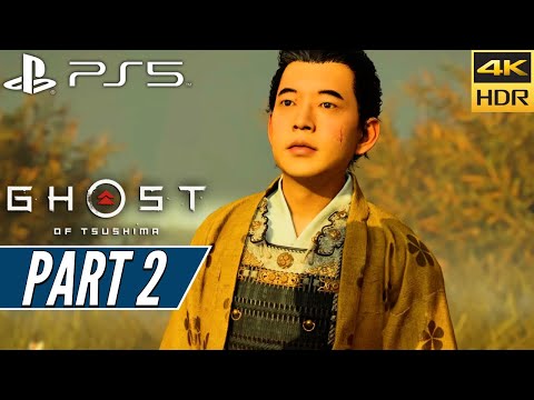 GHOST OF TSUSHIMA (PS5) Walkthrough Gameplay PART 2 [4K 60FPS HDR] - No Commentary