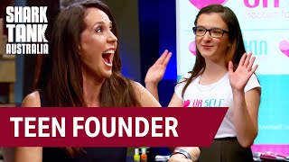 Shark Tank Australia | 13 Year Old Skincare Entrepreneur Leaves Sharks Speechless